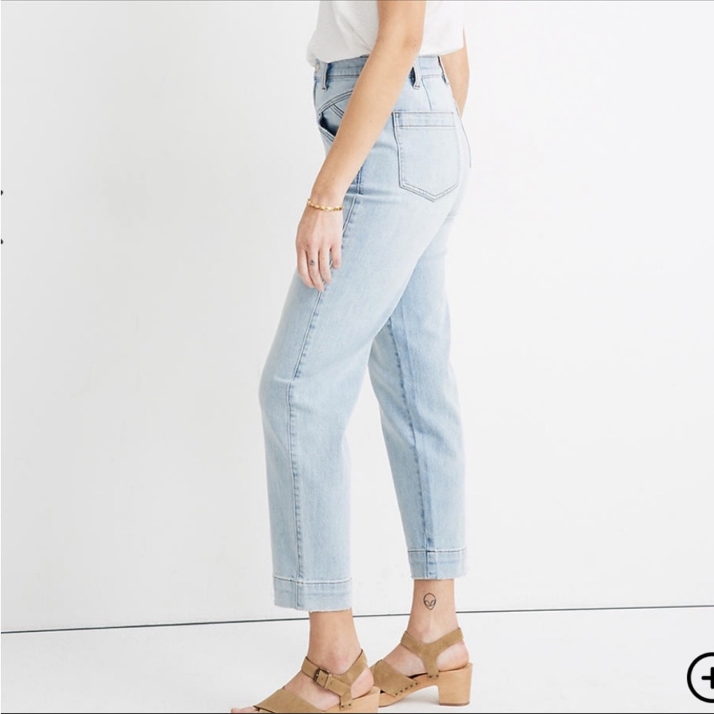 Madewell Tapered Jeans in Fitzgerald Wash Yoked Edition - Picture 2 of 9